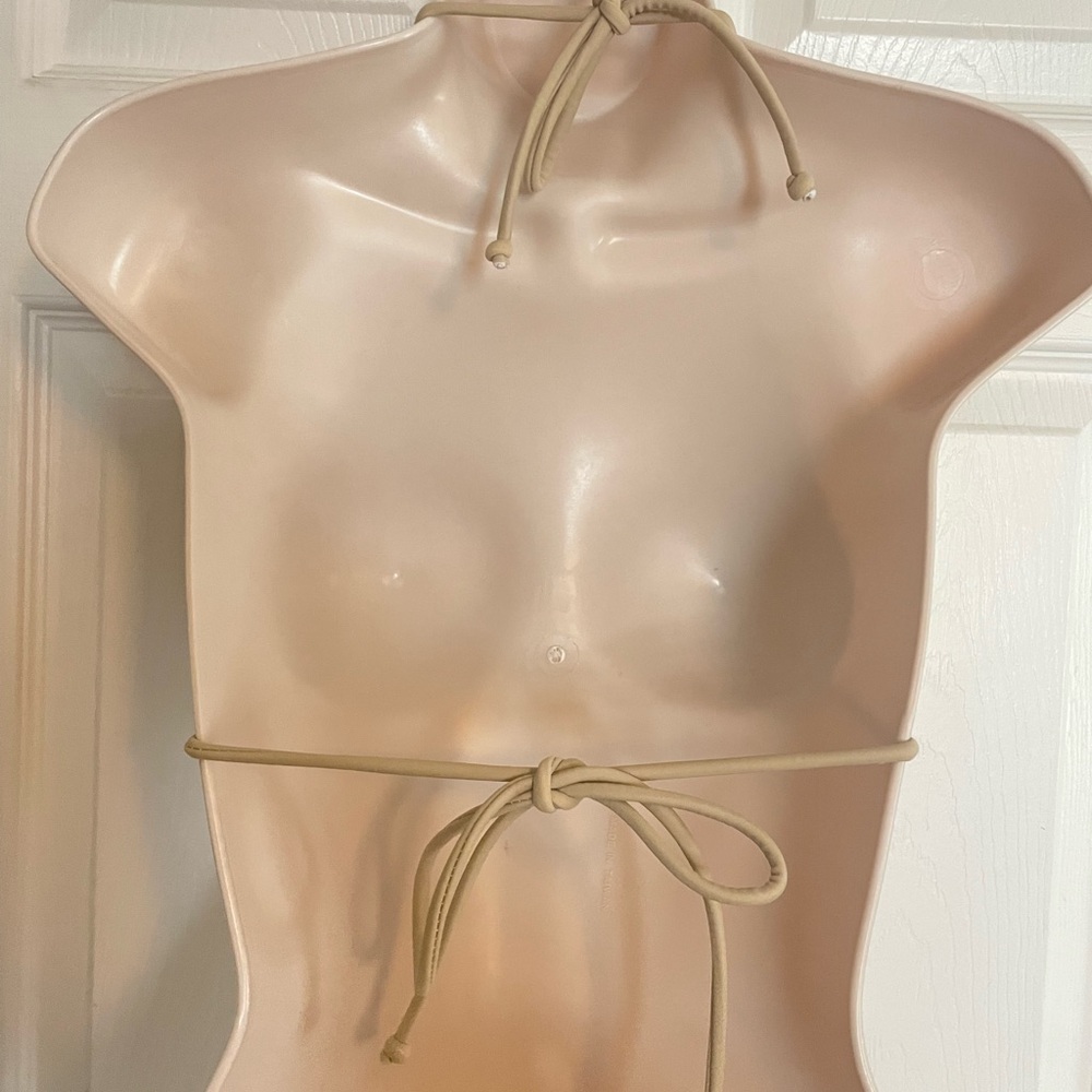 VENUS Tan Crochet Swimwear Top - Picture 2 of 3